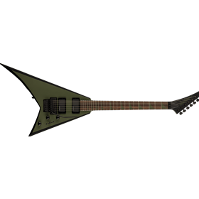X Series Rhoads RRX24, Laurel Fingerboard, Matte Army Drab with Black Bevels