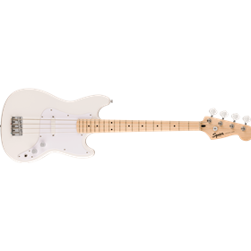 Squier Sonic® Bronco™ Bass, Maple Fingerboard, White Pickguard, Arctic White