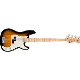 Squier Sonic™ Precision Bass®, Maple Fingerboard, White Pickguard, 2-Color Sunburst