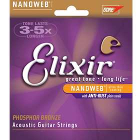 Extra Light Acoustic Phosphor Bronze With Nanoweb Coating ( .010 - .047)