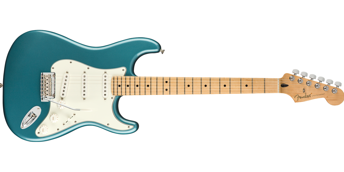 ギター Fender Player Stratcaster tidepool Innovations Music - Player Stratocaster®, Maple Fingerboard, Tidepool