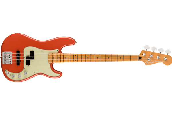 Player Plus Active Precision Bass®, Maple Fingerboard, Fiesta Red