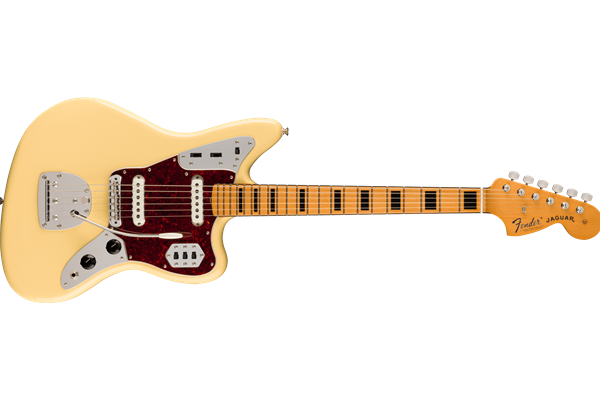 Vintera® II '70s Jaguar®, Maple Fingerboard, Vintage White