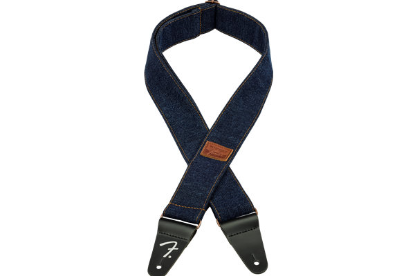 Fender® x Wrangler® Denim Strap, Dark Indigo