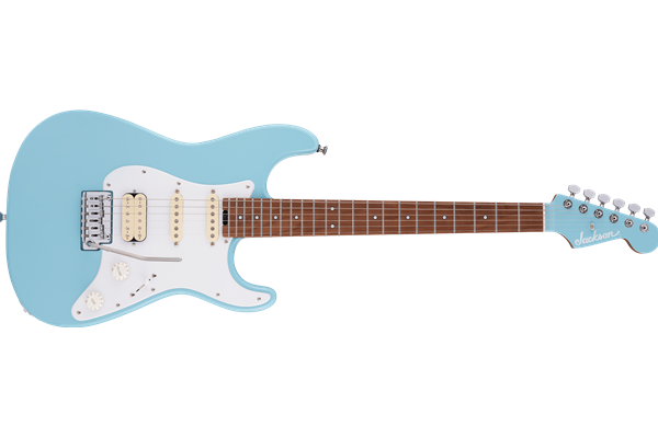 MJ Series Signature Misha Mansoor So-Cal 2PT, Caramelized Maple Fingerboard, Daphne Blue