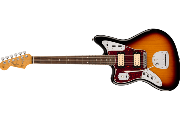 Kurt Cobain Jaguar® Left-Handed, Rosewood Fingerboard, 3-Color Sunburst