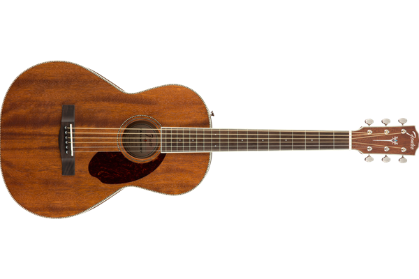 PM-2 Parlor All Mahogany with Case, Natural