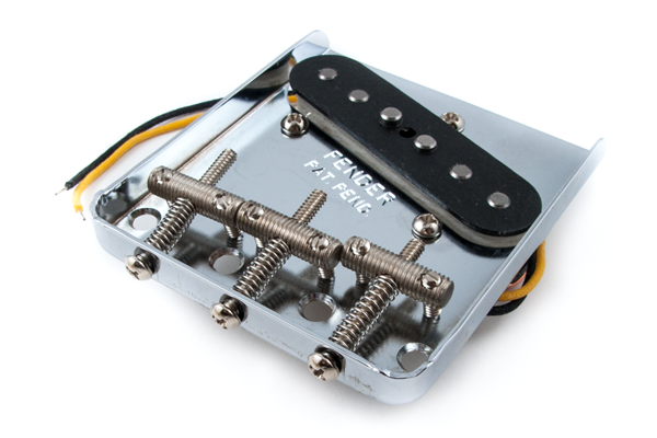 62 Tele® Custom Bridge Assembly with Pickup, Threaded Steel Saddles