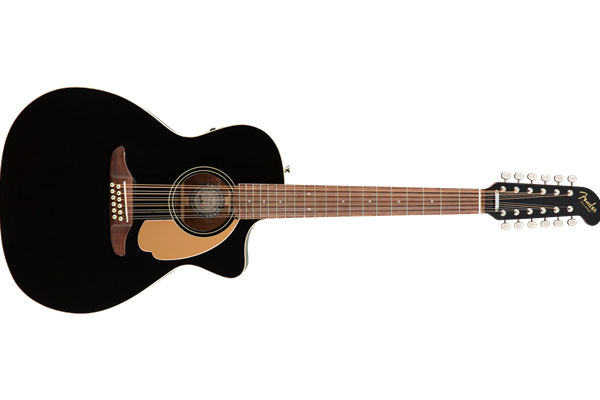 Villager 12-String, Walnut Fingerboard, Black V3