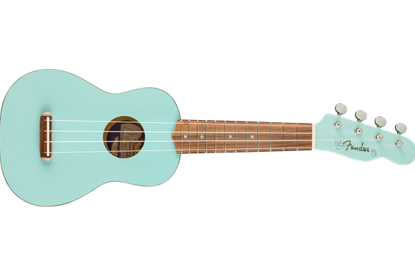 Venice Soprano Uke, Walnut Fingerboard, Daphne Blue