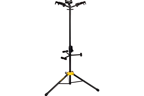 Hercules | AUTO GRIP SYSTEM (AGS) TRIPLE GUITAR STAND, FOLDABLE BACKREST