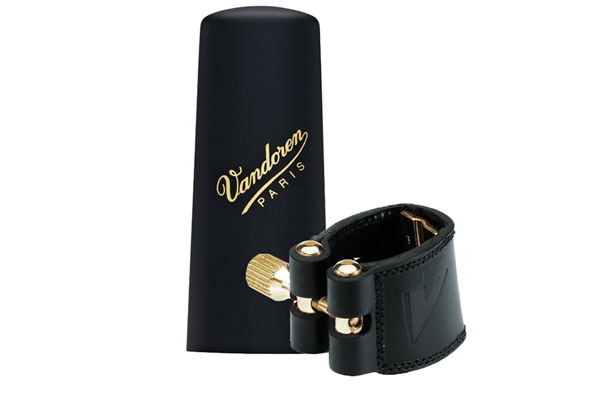 Vandoren Leather Ligature and Plastic Cap for Tenor Saxophone