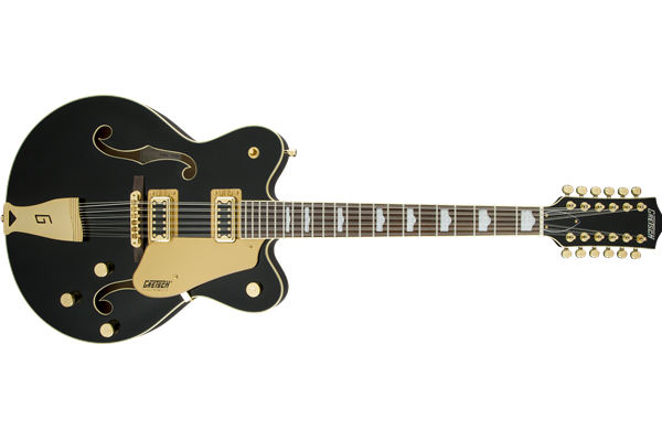 G5422G-12 Electromatic® Hollow Body Double-Cut 12-String with Gold Hardware, Black