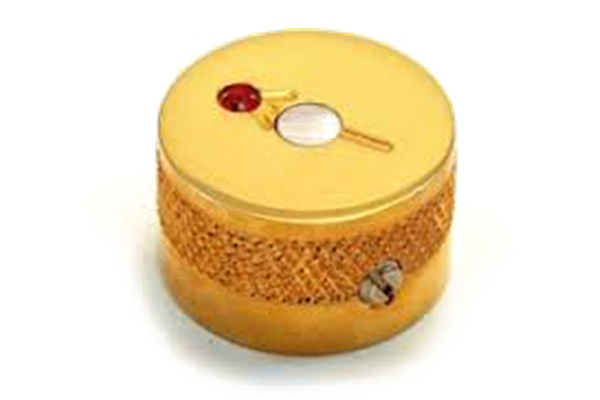 Knob, Gretsch® Arrow Logo with Jewel, Gold (4)