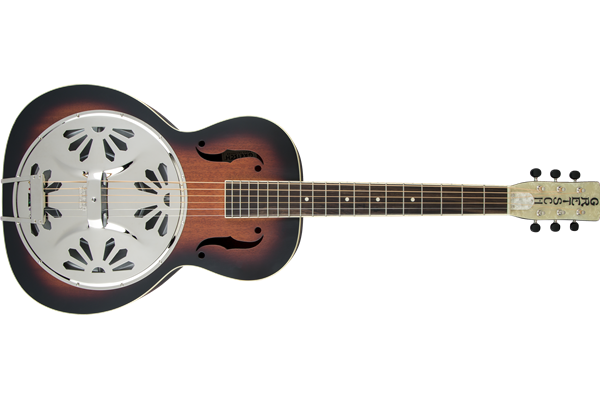G9220 Bobtail™ Round-Neck A.E., Mahogany Body Spider Cone Resonator Guitar, Fishman® Nashville Reson