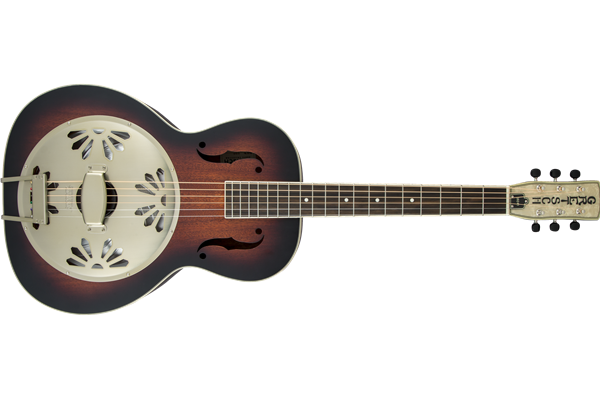 G9241 Alligator™ Biscuit Round-Neck Resonator Guitar with Fishman® Nashville Pickup, 2-Color Sunburs