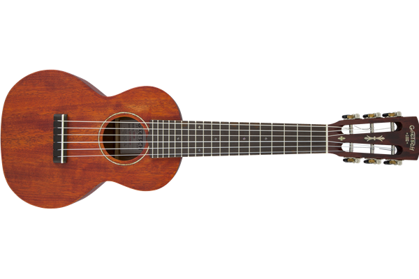 G9126 Guitar-Ukulele with Gig Bag, Ovangkol Fingerboard, Honey Mahogany Stain