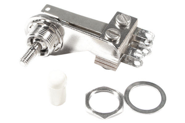 Pure Vintage 3-Position Pickup Selector Toggle Swith, with Mounting Hardware and Aged White Knob