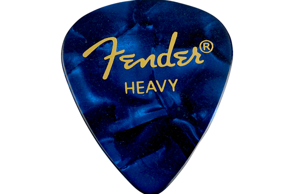 Premium Celluloid 351 Shape Picks, Heavy, Blue Moto, 144-Pack