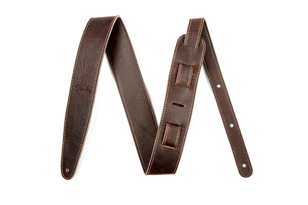 Artisan Crafted Leather Strap, Brown, 2"