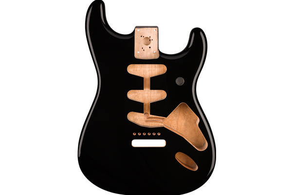 Classic Series 60's Stratocaster® SSS Alder Body Vintage Bridge Mount, Black