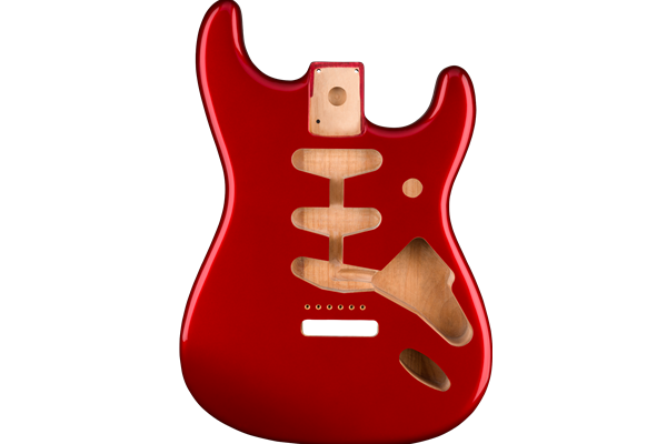 Classic Series 60's Stratocaster® SSS Alder Body Vintage Bridge Mount, Candy Apple Red