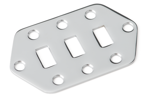 Jaguar® Pickup Selector Switch Control Plate, Chrome