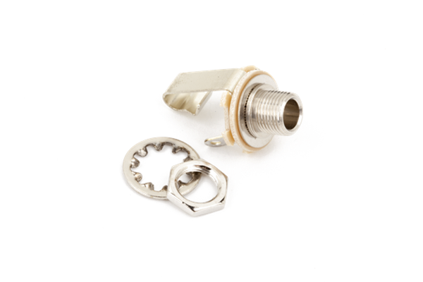 1/4" 2-Conductor Guitar Output Jack with Mounting Hardware