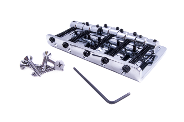 Standard Series 5-String Bass Bridge Assembly ('06-Present), Chrome