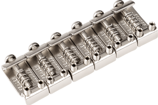 American Standard Stratocaster® Bridge Saddles ('08-Present), Nickel, Set of 6