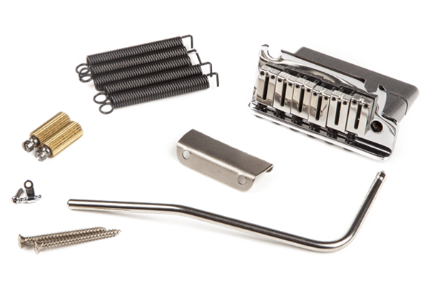 American Ultra Stratocaster® Bridge Assembly, Polished Steel