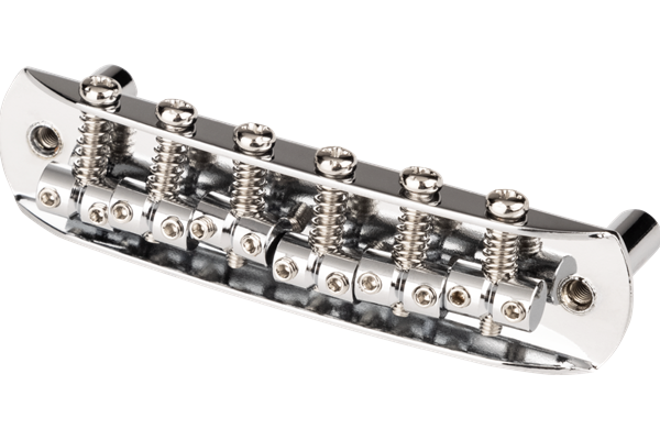 Mustang Fully-Adjustable Guitar Bridge, Chrome