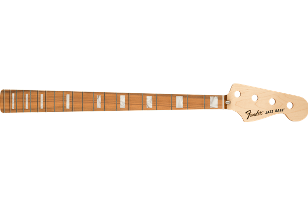 Classic Series 70's Jazz Bass® Neck, 20 Medium Jumbo Frets, Block Inlay, Pau Ferro
