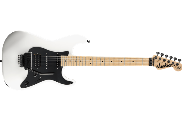 X Series Signature Adrian Smith SDXM, Maple Fingerboard, Snow White with Black Pickguard