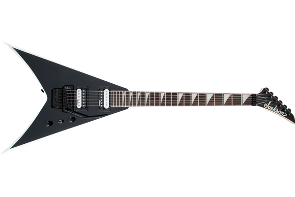 JS Series King V™ JS32, Amaranth Fingerboard, Black with White Bevels