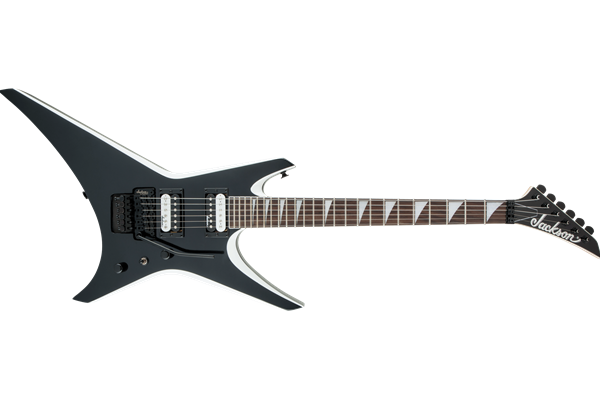 JS Series Warrior™ JS32, Amaranth Fingerboard, Black with White Bevels