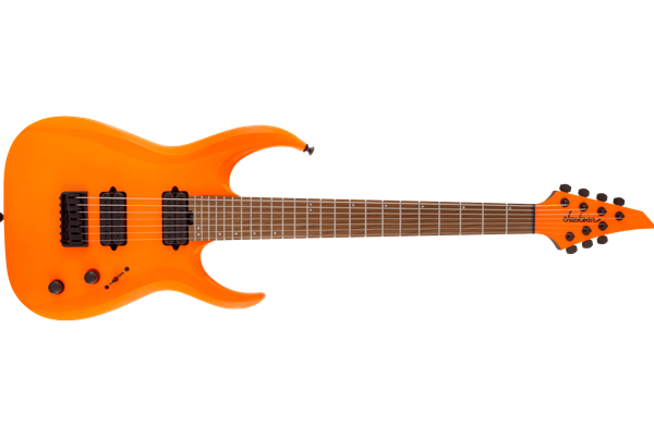 Pro Series Signature Misha Mansoor Juggernaut HT7, Caramelized Maple Fingerboard, Neon Orange