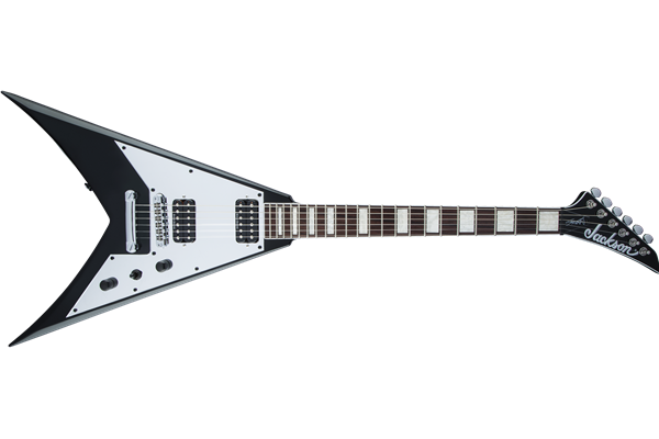 X Series Signature Scott Ian King V™ KVXT, Laurel Fingerboard, Gloss Black with Mirror Pickguard