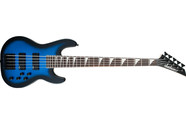 JS Series Concert™ Bass JS3V, Amaranth Fingerboard, Metallic Blue Burst