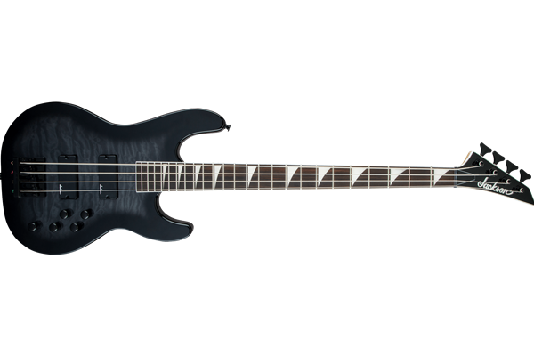 JS Series Concert™ Bass JS3Q, Amaranth Fingerboard, Transparent Black Burst