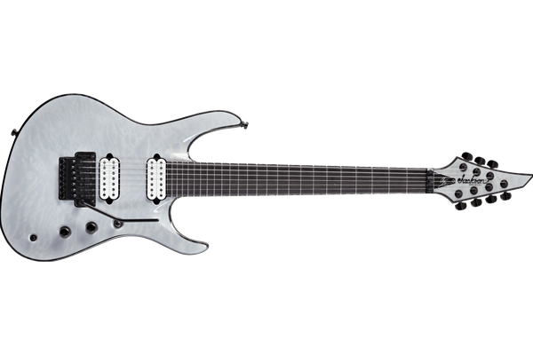 USA Signature Chris Broderick Soloist™ 7, Ebony Fingerboard, Transparent White