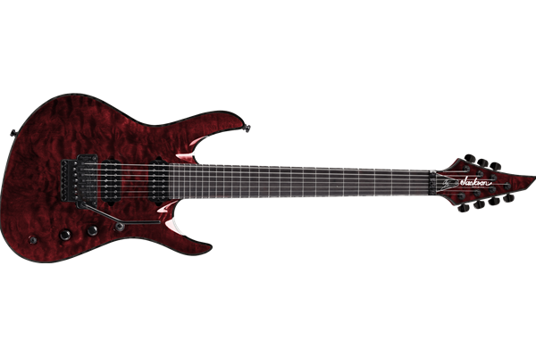 USA Signature Chris Broderick Soloist™ 7, Ebony Fingerboard, Transparent Red