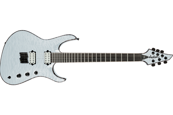 USA Signature Chris Broderick Soloist™ HT6, Ebony Fingerboard, Transparent White