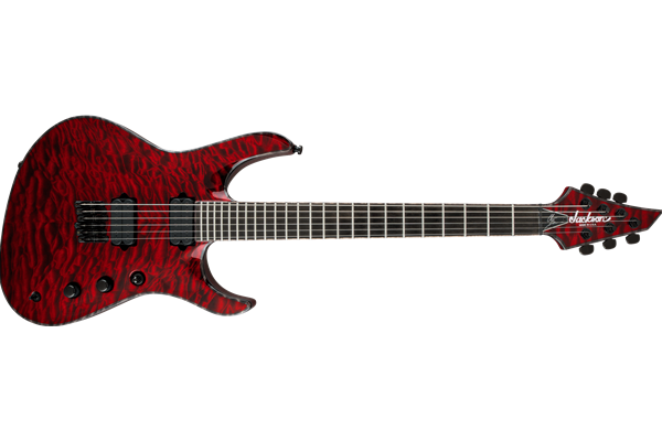 USA Signature Chris Broderick Soloist™ HT6, Ebony Fingerboard, Transparent Red