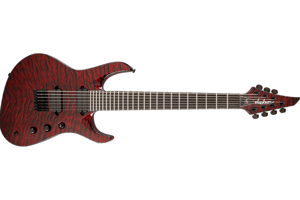 USA Signature Chris Broderick Soloist™ HT7, Ebony Fingerboard, Transparent Red