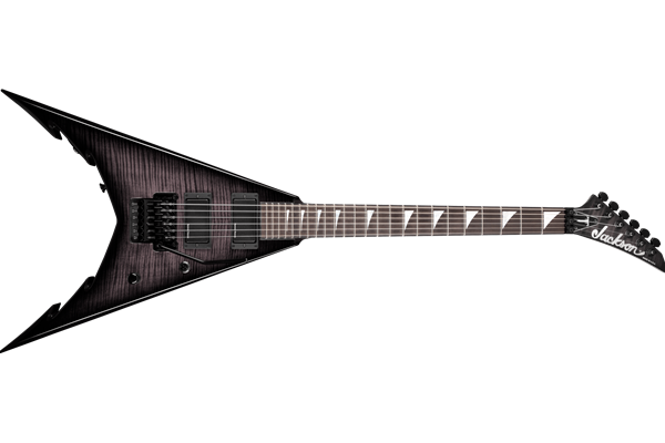 USA Signature Corey Beaulieu King V™ KV6, Ebony Fingerboard, Transparent Black Burst