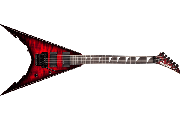 USA Signature Corey Beaulieu King V™ KV6, Ebony Fingerboard, Transparent Red Burst