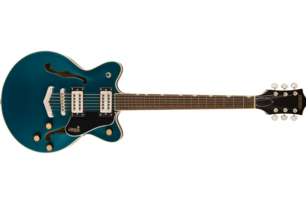 G2655 Streamliner™ Center Block Jr. Double-Cut with V-Stoptail, Laurel FB, Midnight Sapphire