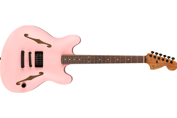Tom DeLonge Starcaster®, Rosewood Fingerboard, Black Hardware, Satin Shell Pink
