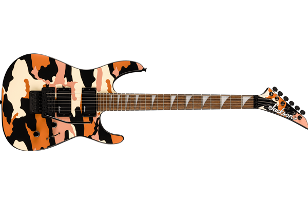 X Series Soloist™ SLX DX Camo, Laurel Fingerboard, Butterscotch Camo